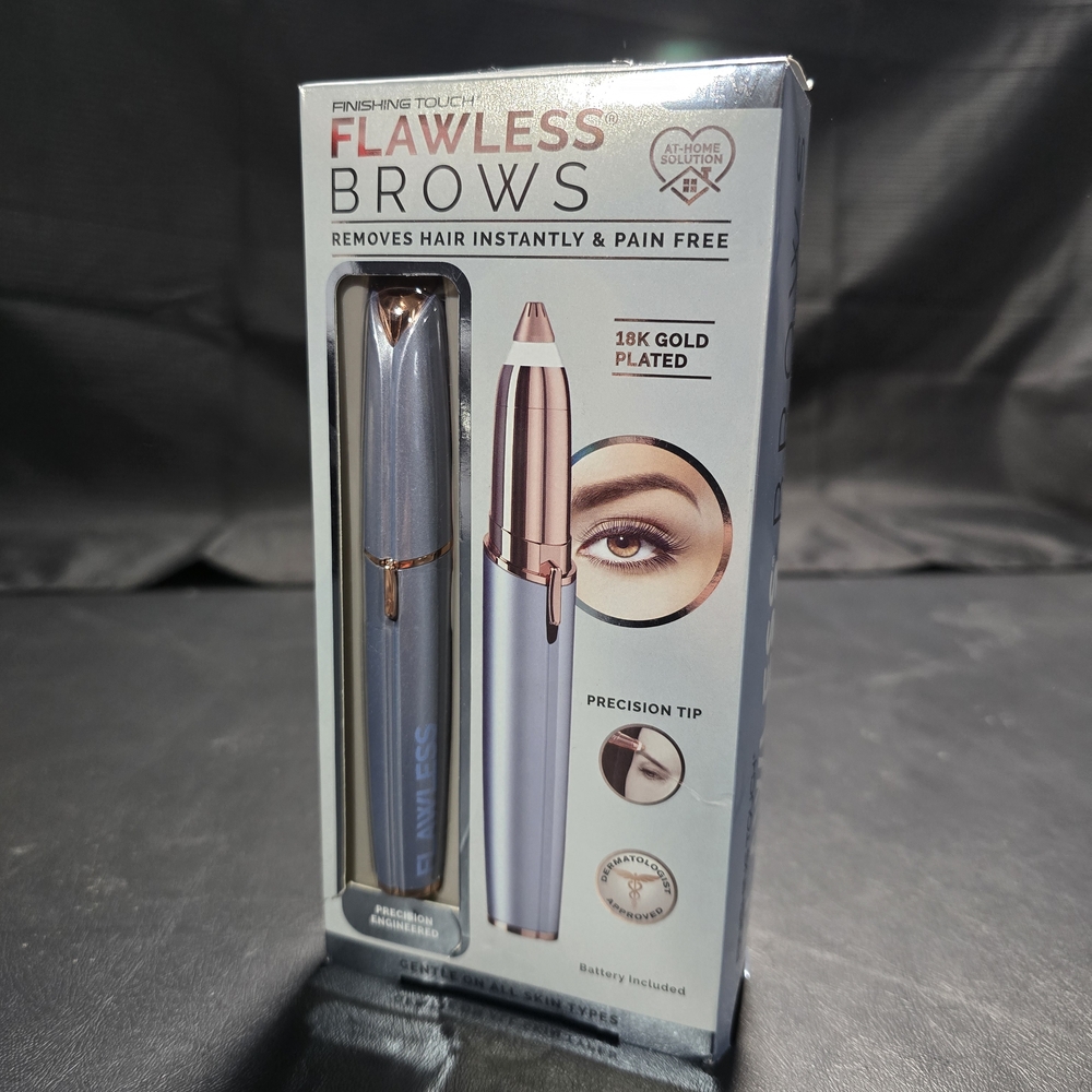 Finishing Touch Flawless Brows Hair Remover - Gold and White